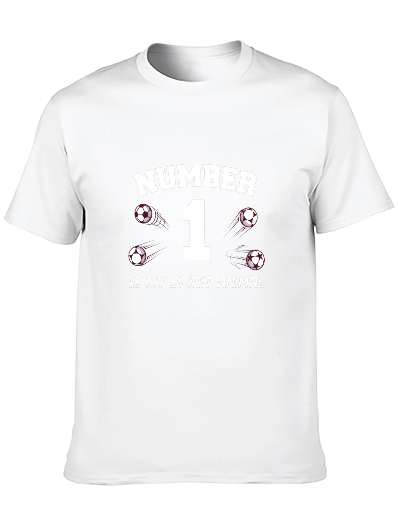 Number 1 Soccer Spirit Animal T-Shirt