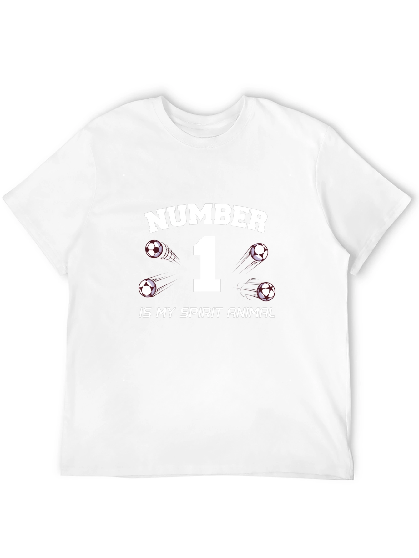 Number 1 Soccer Spirit Animal T-Shirt