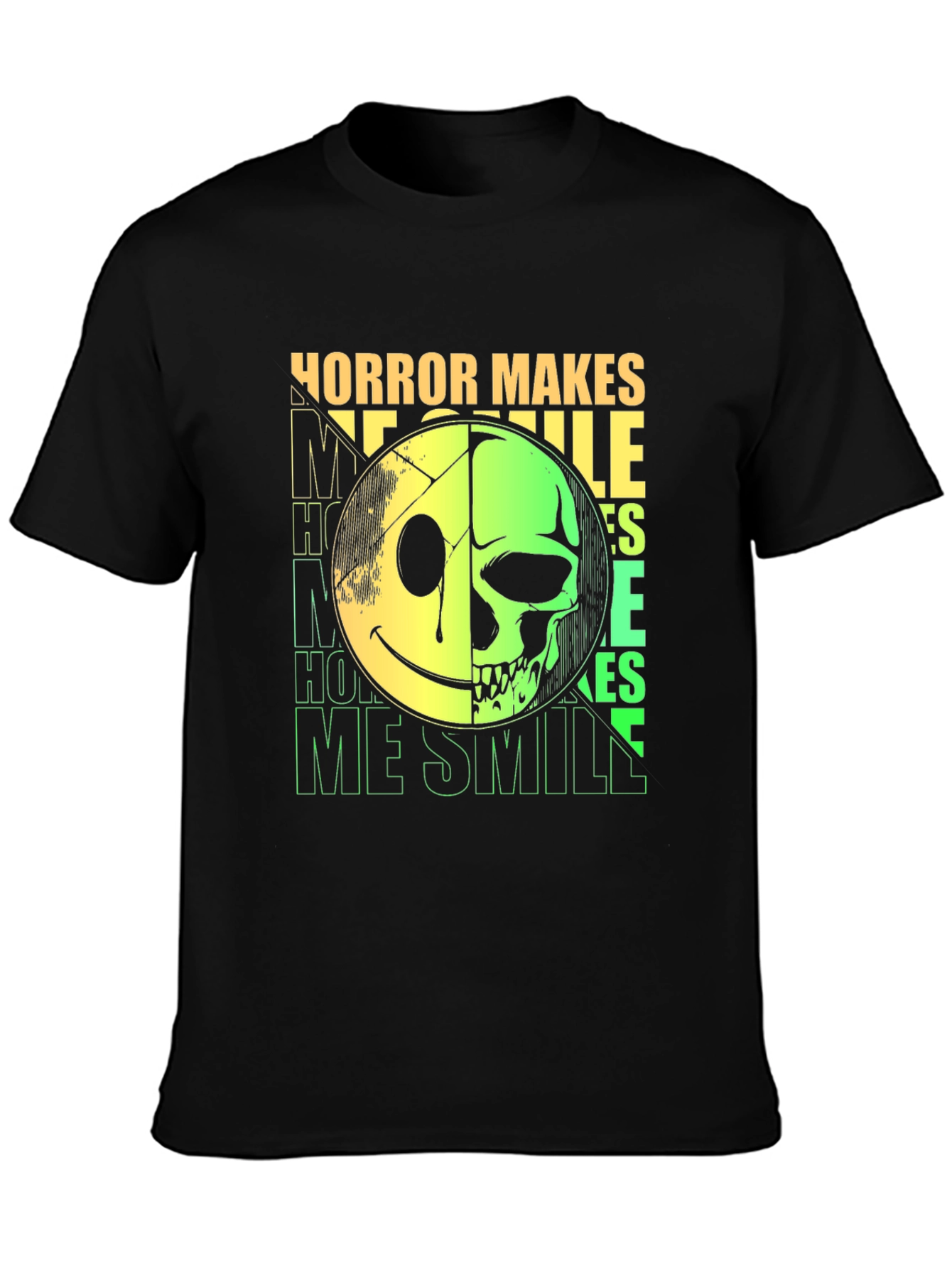 Horror Makes Me Smile Graphic T-Shirt