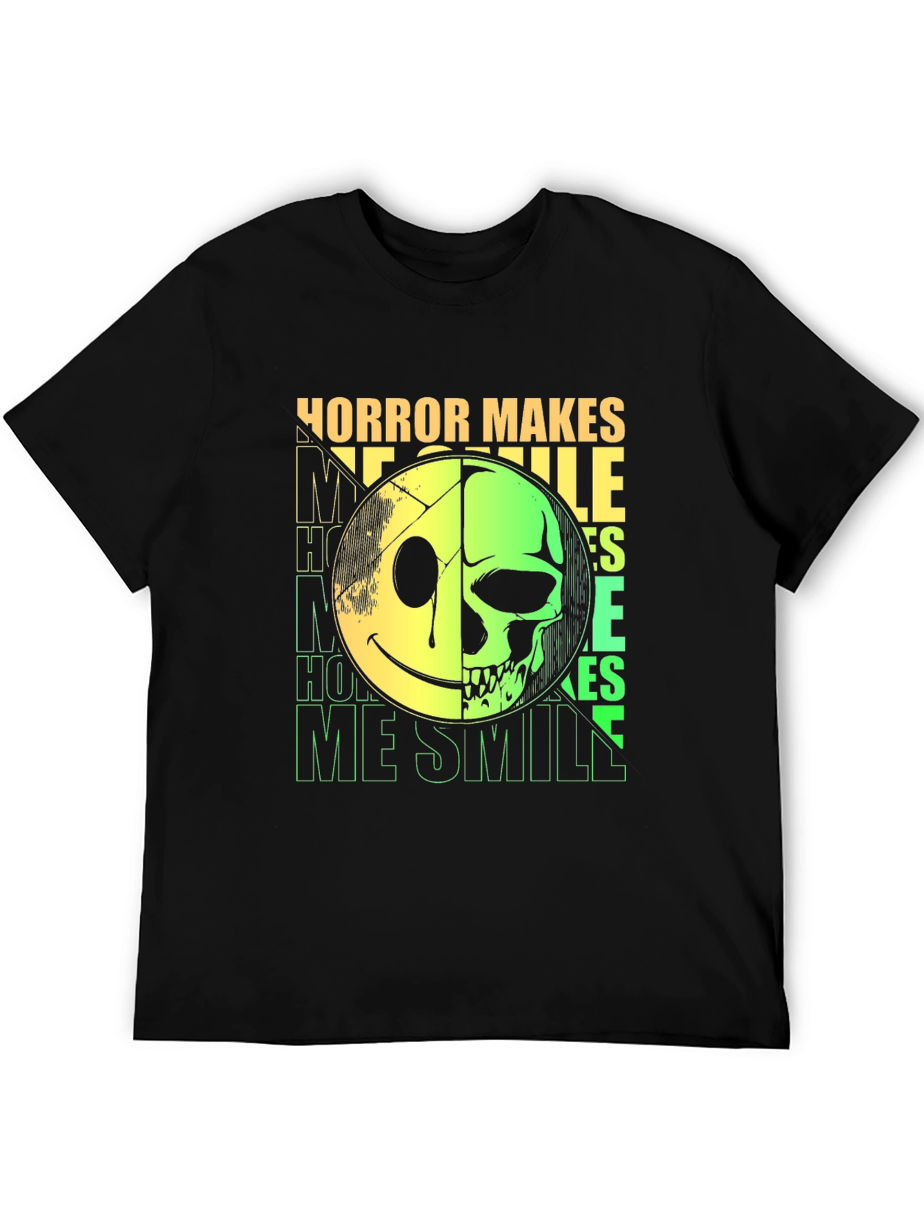 Horror Makes Me Smile Graphic T-Shirt