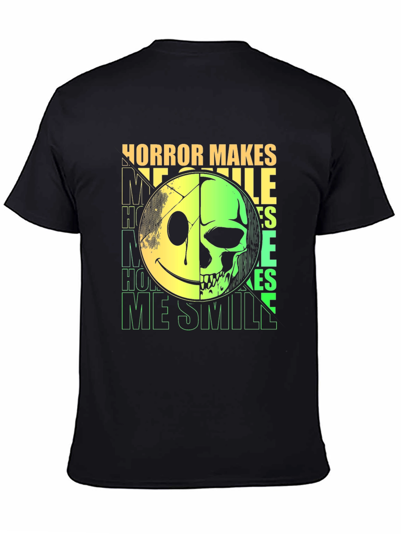 Horror Makes Me Smile Graphic T-Shirt