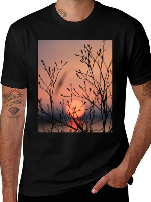 Sunset Silhouette Graphic T-Shirt