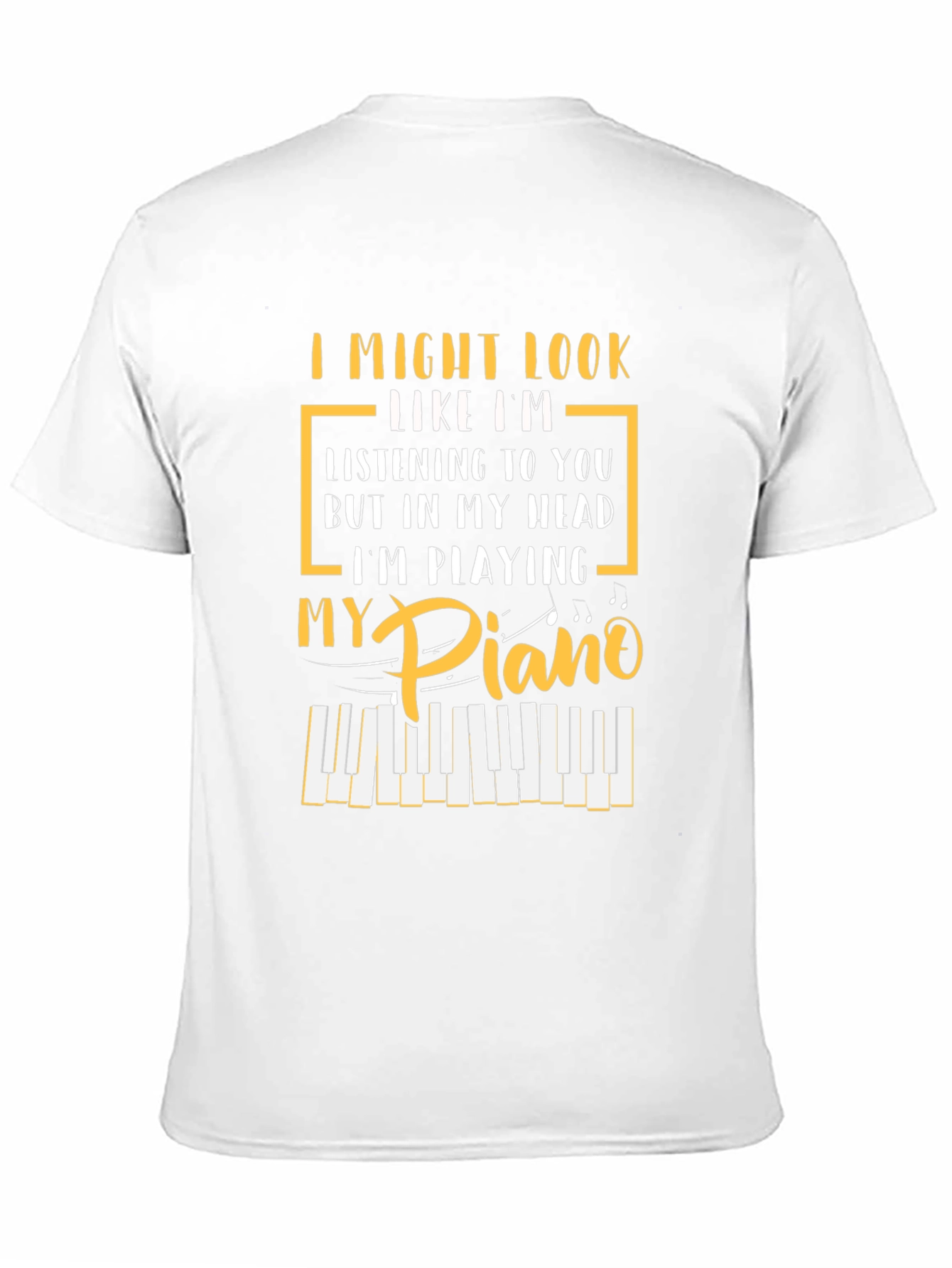 Piano Player Graphic T-Shirt