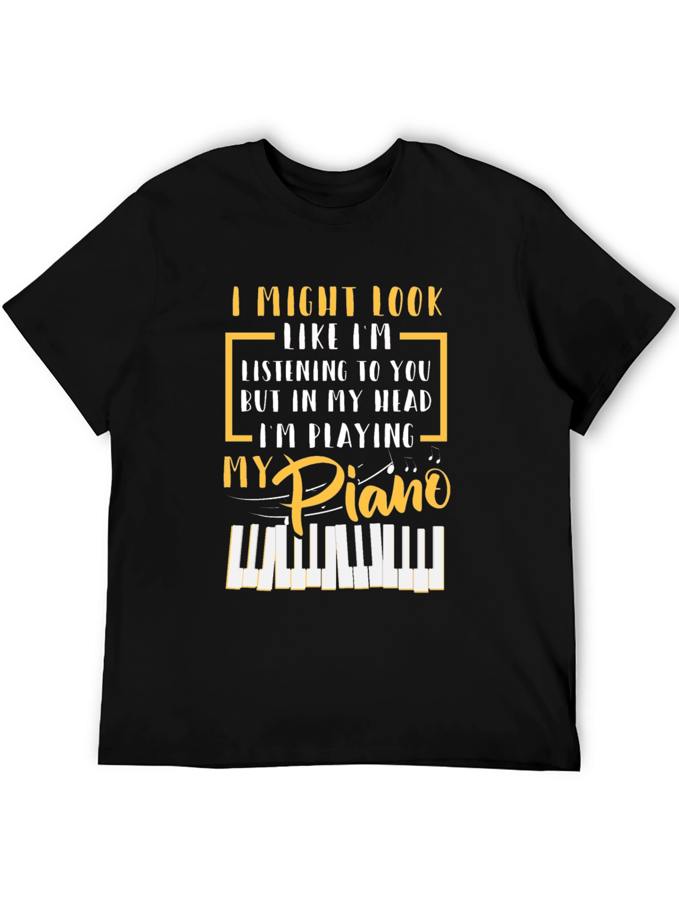Piano Player Graphic T-Shirt