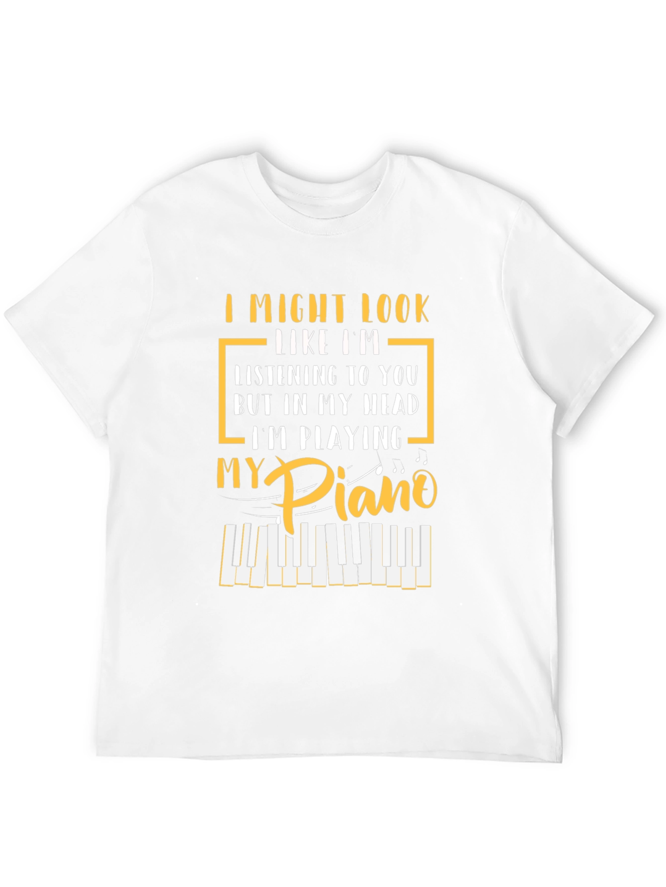 Piano Player Graphic T-Shirt