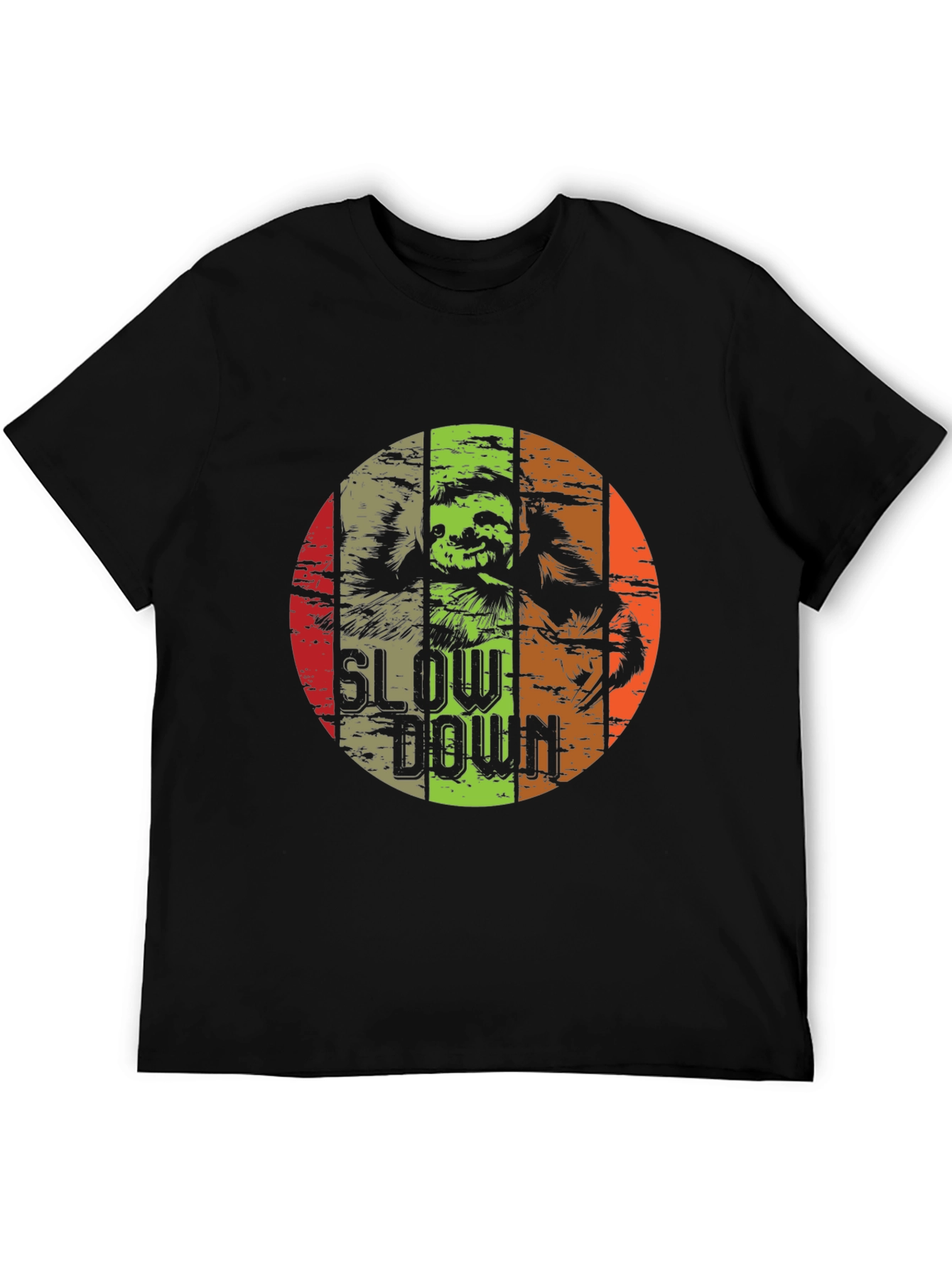 Slow Down Sloth Graphic Tee - Relaxed Fit