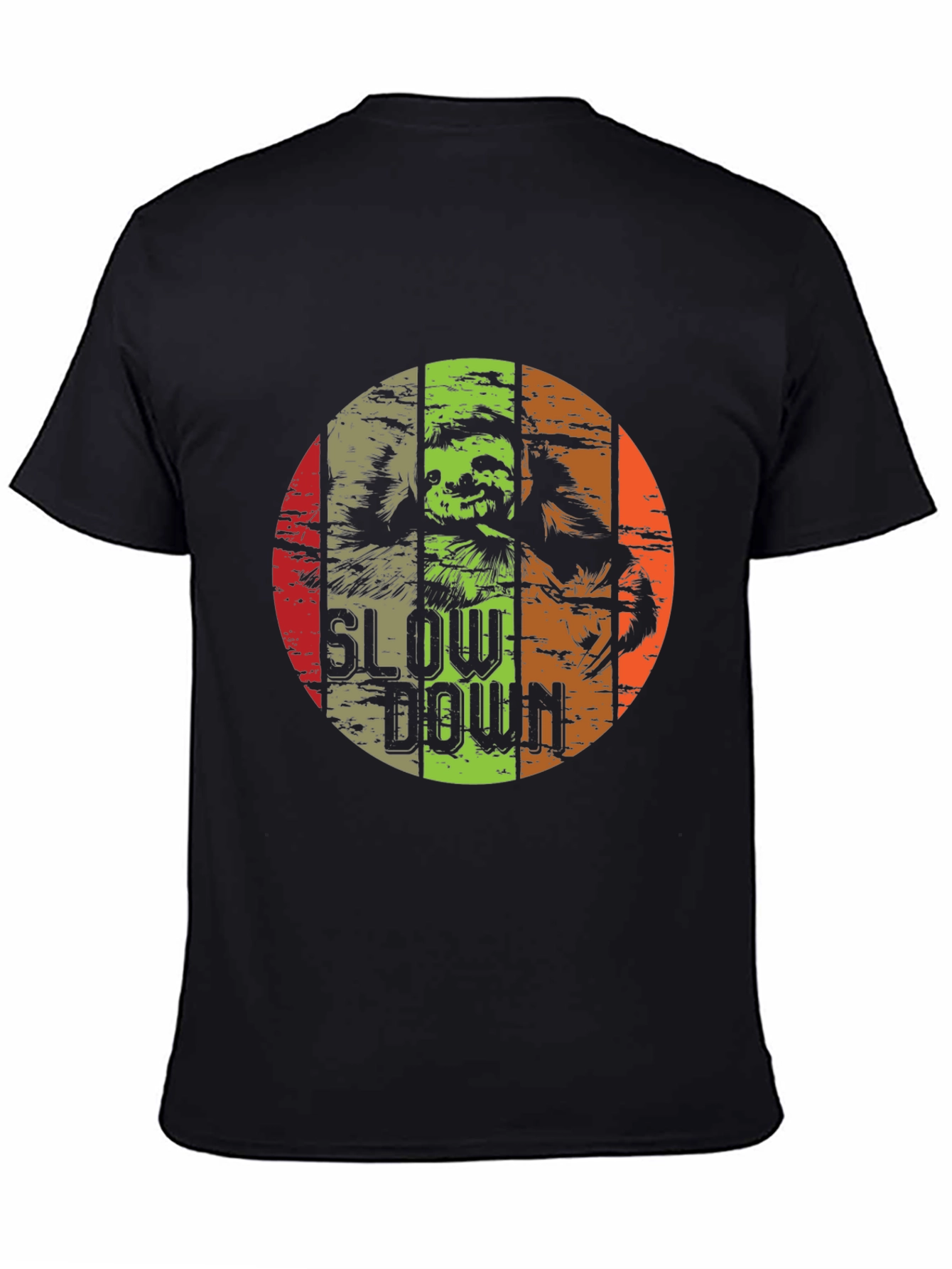 Slow Down Sloth Graphic Tee - Relaxed Fit