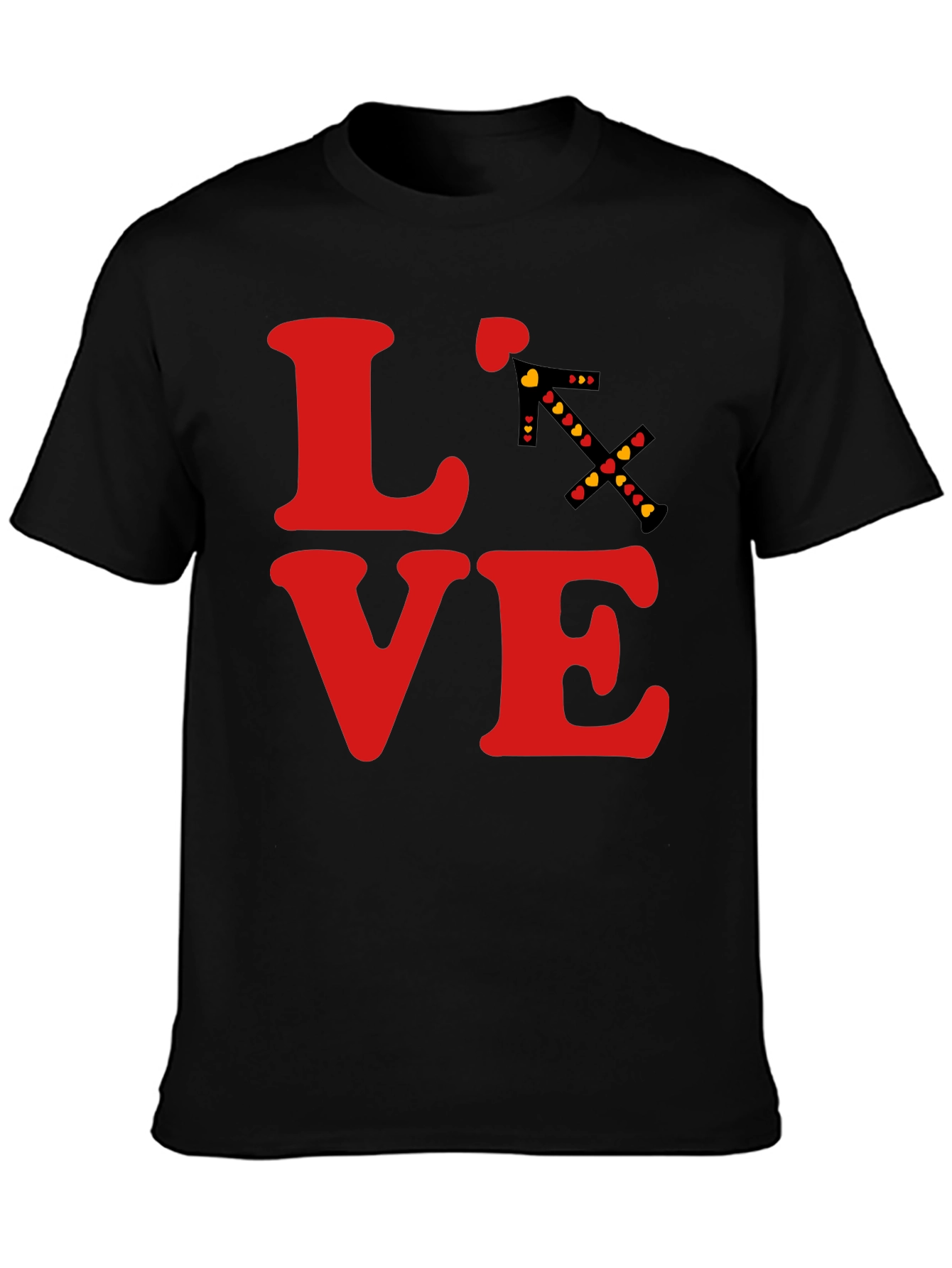 LOVE T-Shirt - Sagittarius Arrow Heart Design