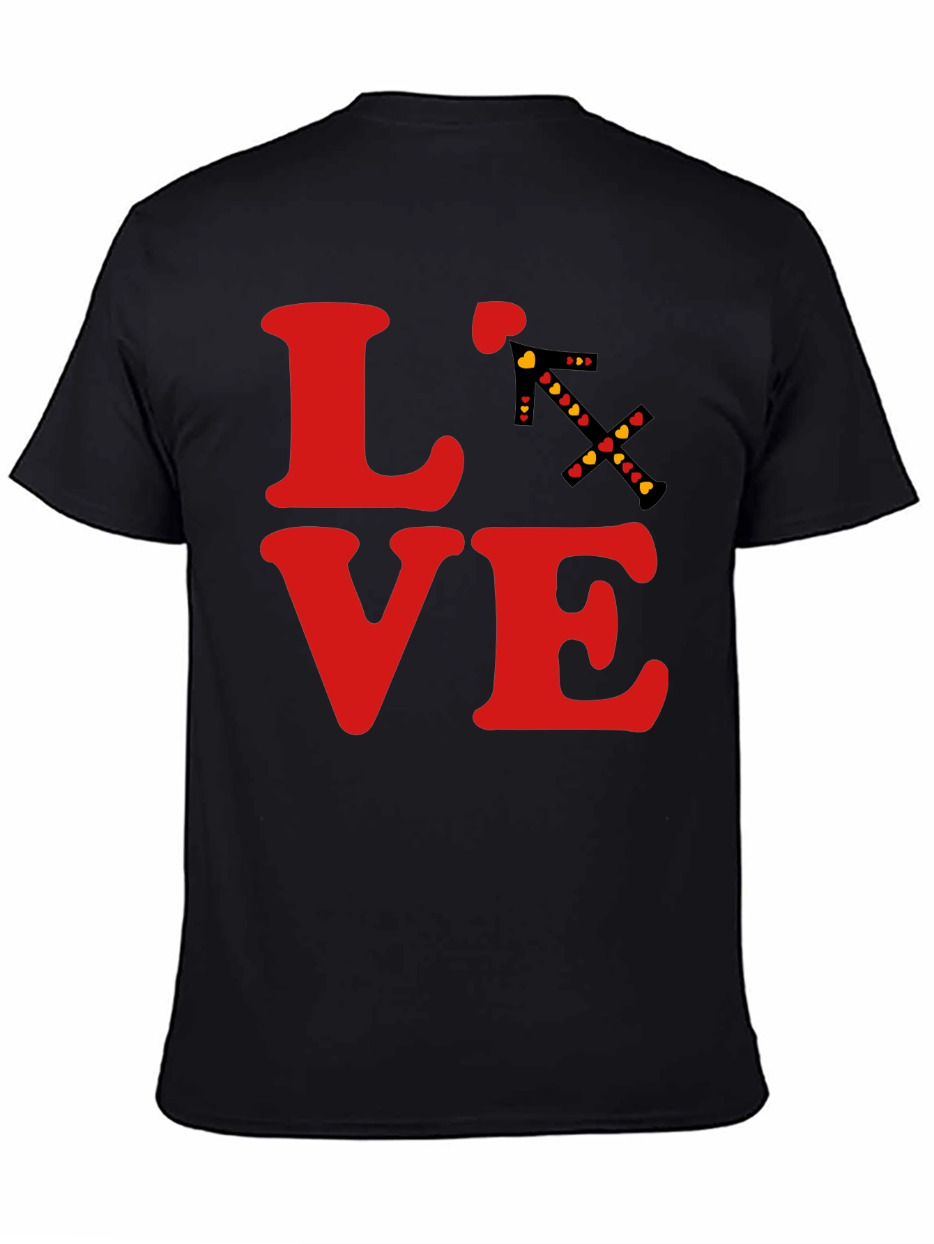 LOVE T-Shirt - Sagittarius Arrow Heart Design