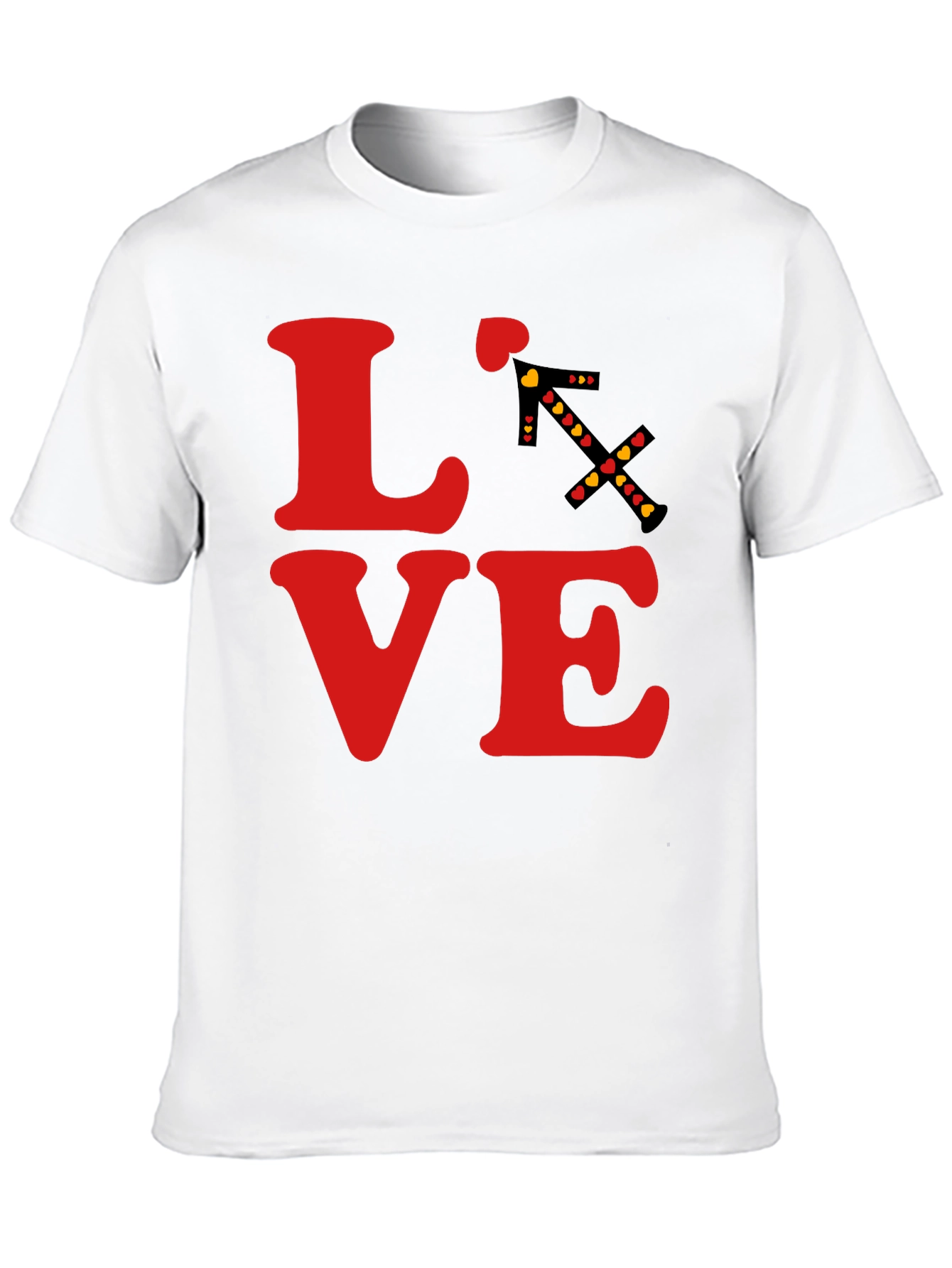 LOVE T-Shirt - Sagittarius Arrow Heart Design