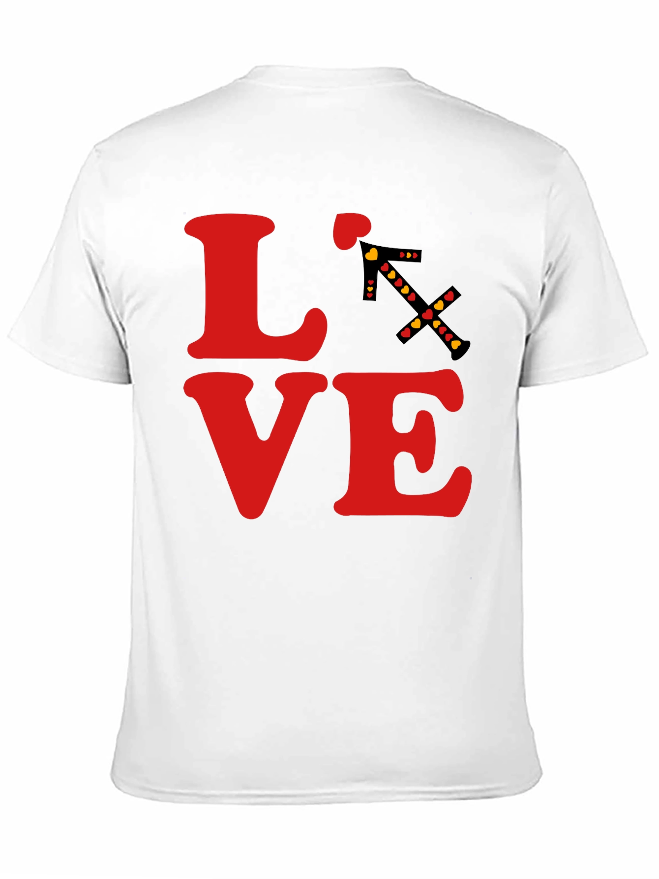 LOVE T-Shirt - Sagittarius Arrow Heart Design