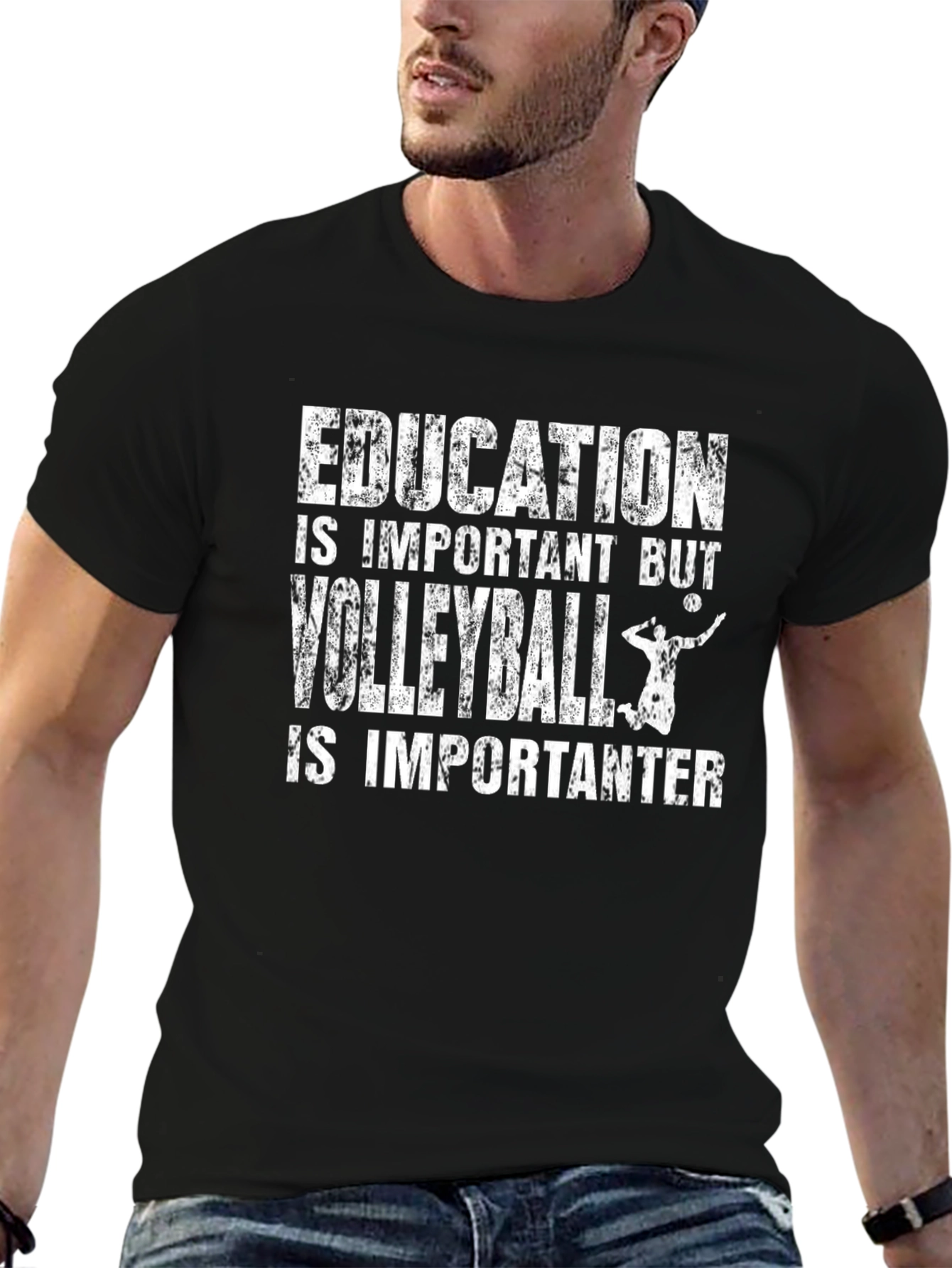 Education Volleyball T-Shirt - Funny Sport Tee