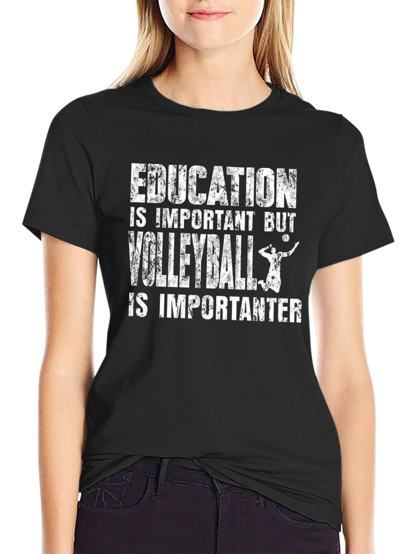 Education Volleyball T-Shirt - Funny Sport Tee