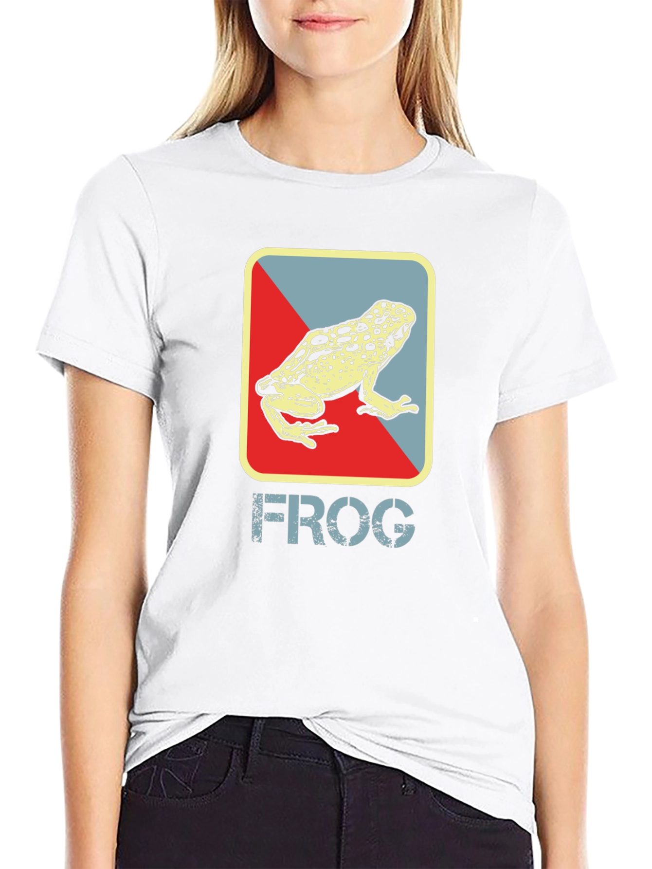 Retro Frog Graphic T-Shirt - Cool Casual Tee