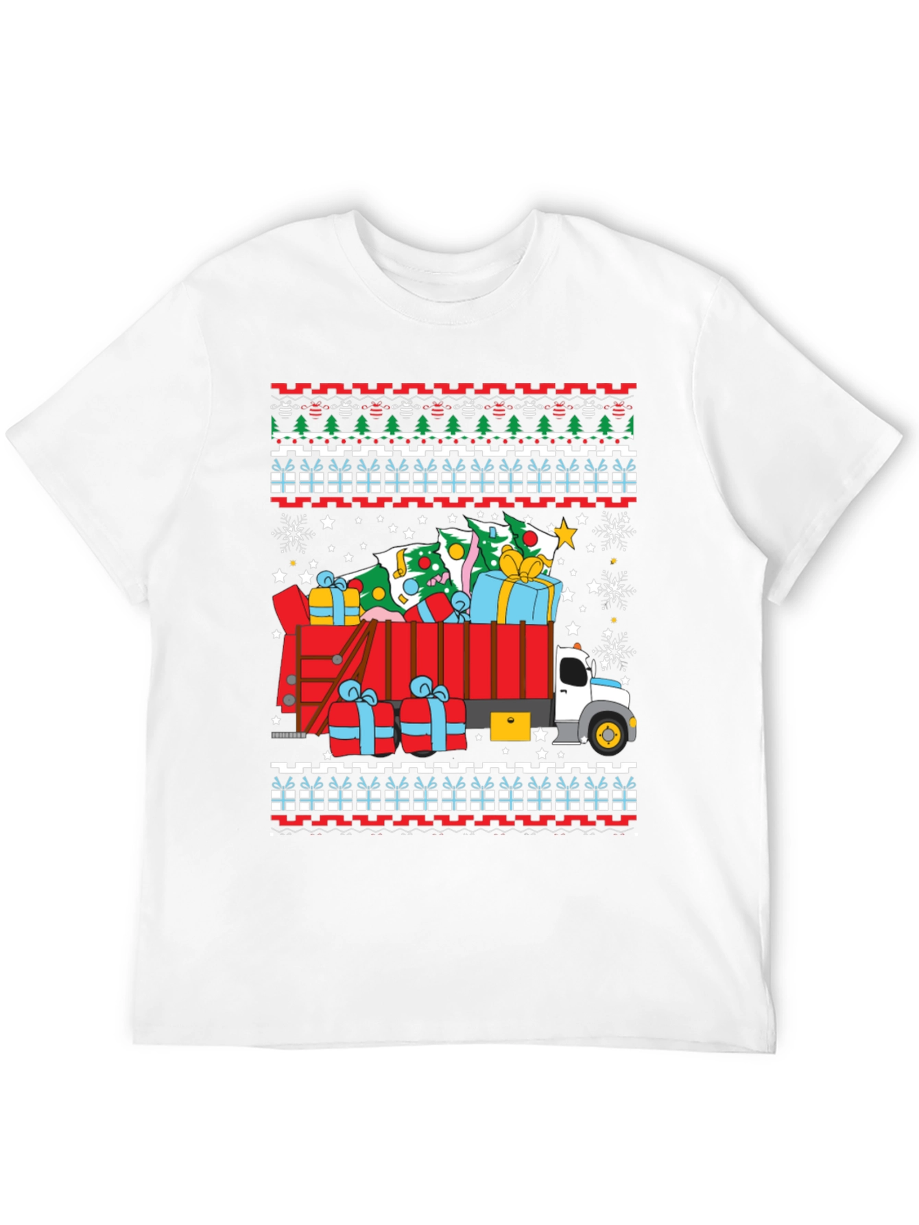 Festive Christmas Truck T-Shirt