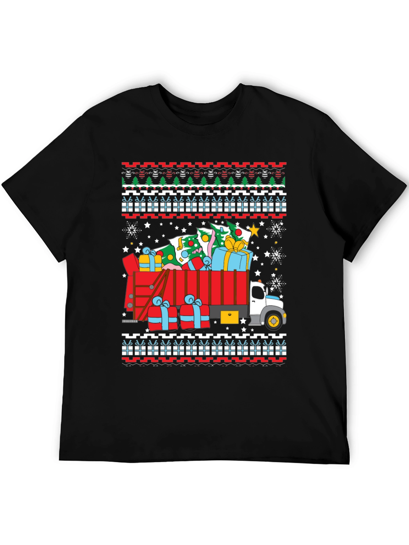 Festive Christmas Truck T-Shirt