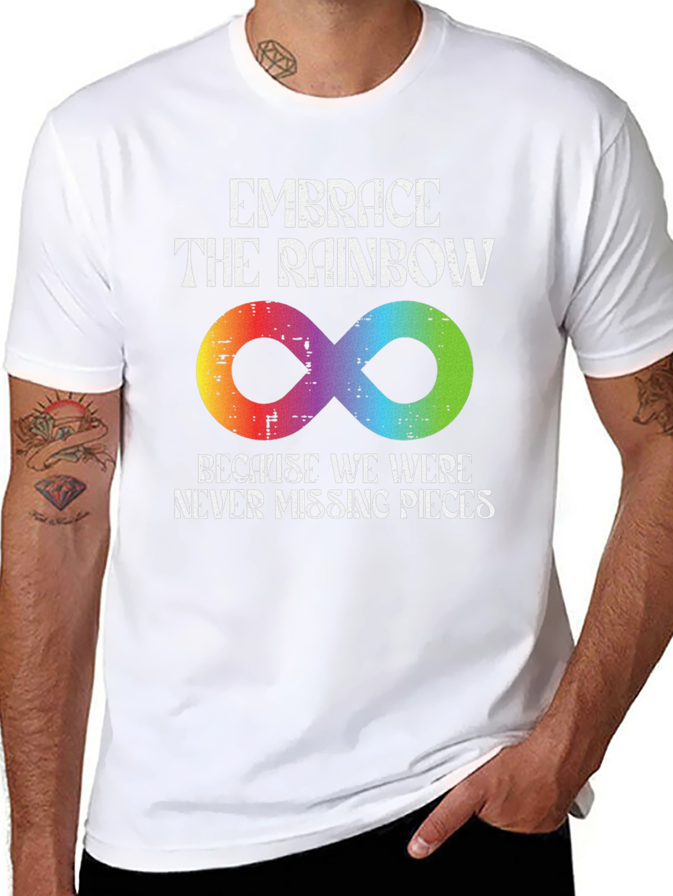 Embrace the Rainbow Autism Awareness T-Shirt