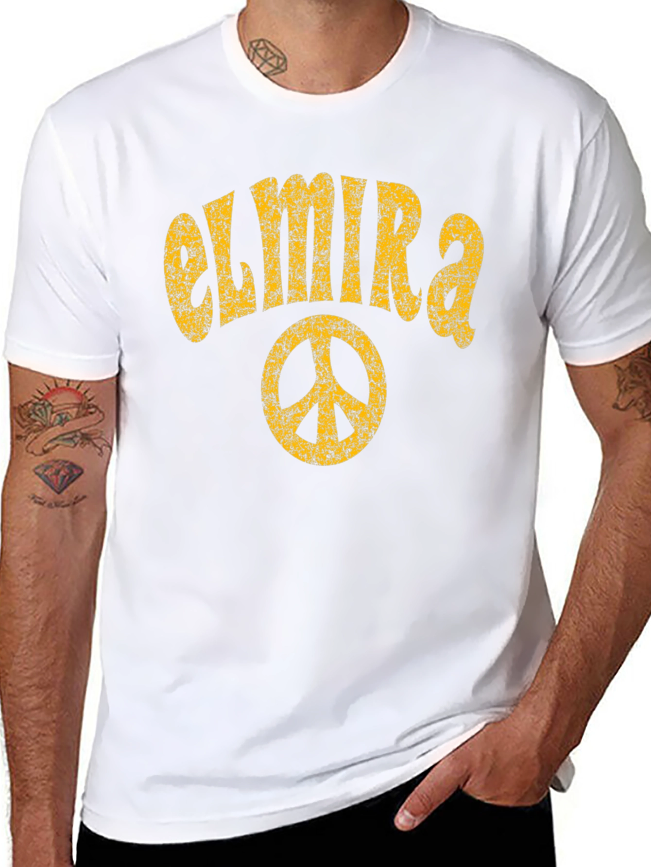 Elmira Peace Sign Graphic T-Shirt