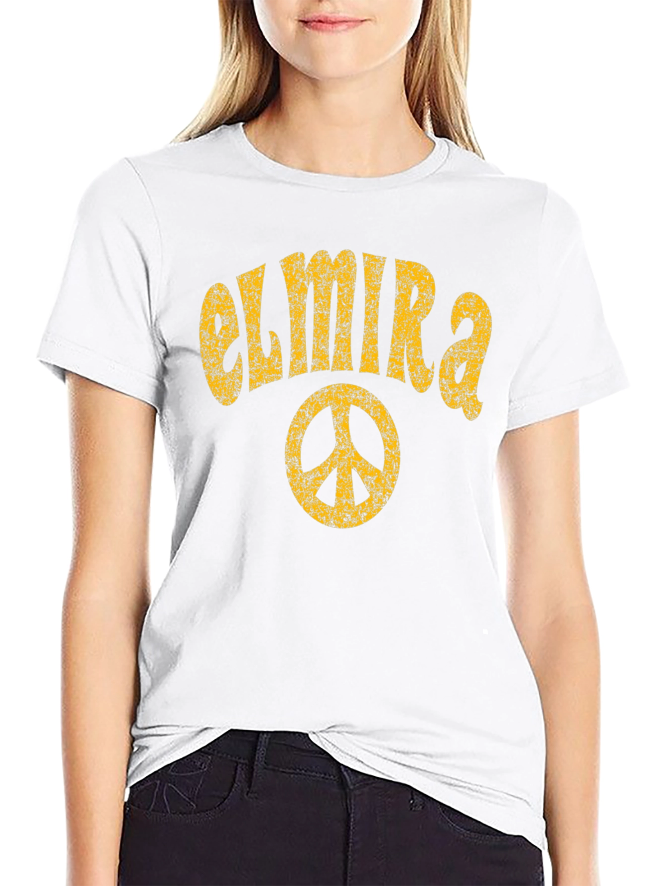 Elmira Peace Sign Graphic T-Shirt