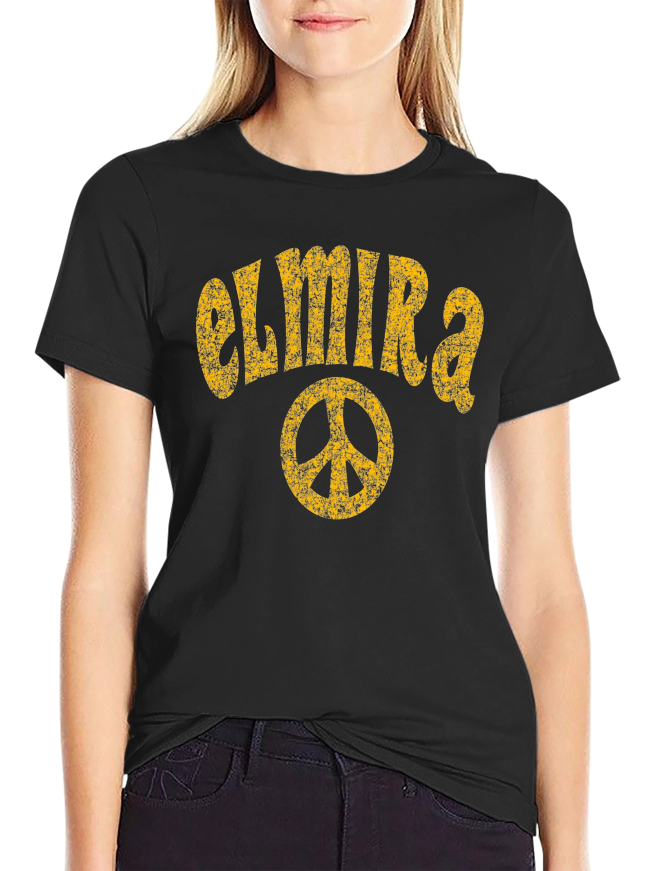 Elmira Peace Sign Graphic T-Shirt