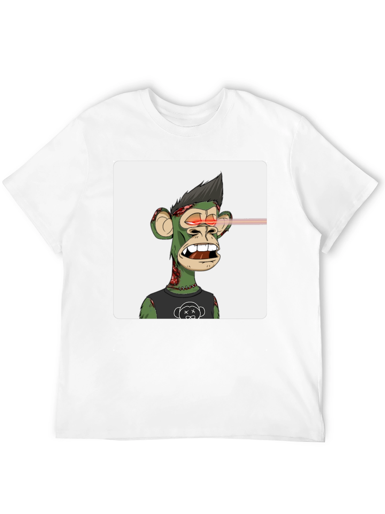 Bored Ape NFT Graphic T-Shirt - Black
