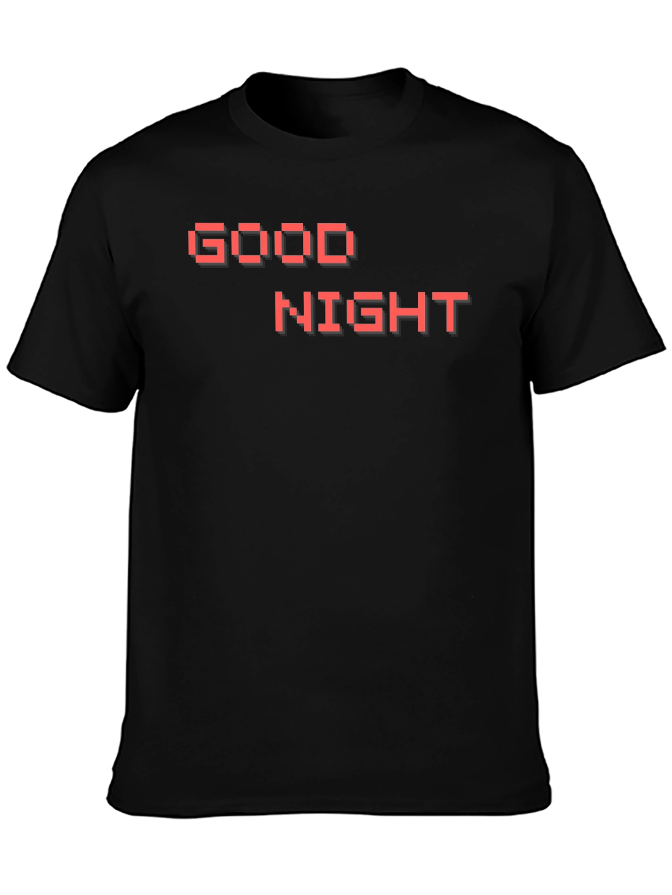 Good Night Graphic Tee - Black