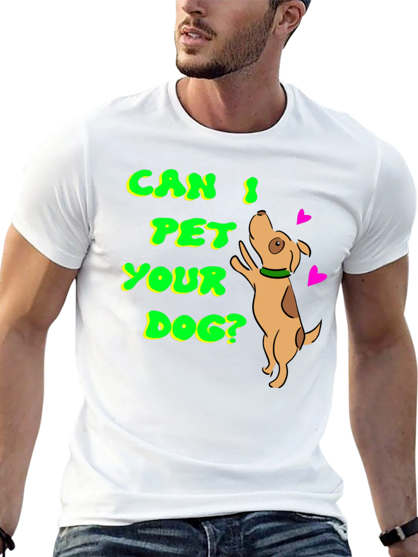 Can I Pet Your Dog T-Shirt Pet Lover Tee