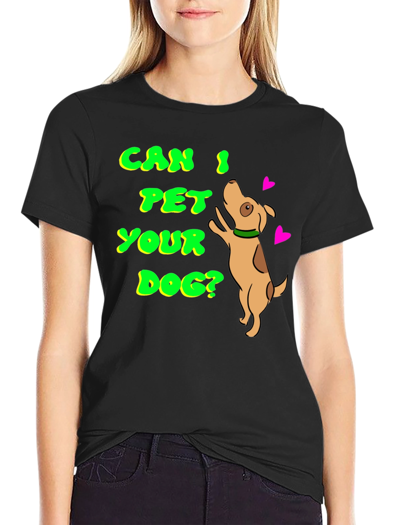 Can I Pet Your Dog T-Shirt Pet Lover Tee