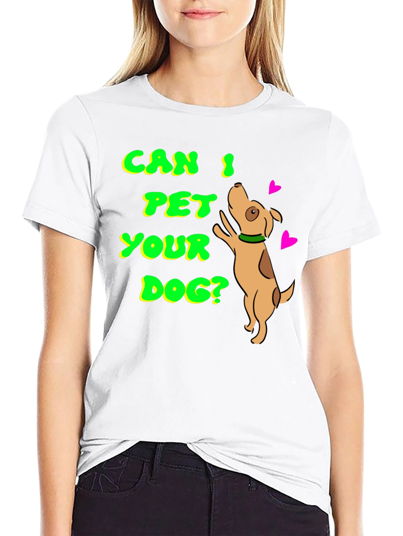 Can I Pet Your Dog T-Shirt Pet Lover Tee