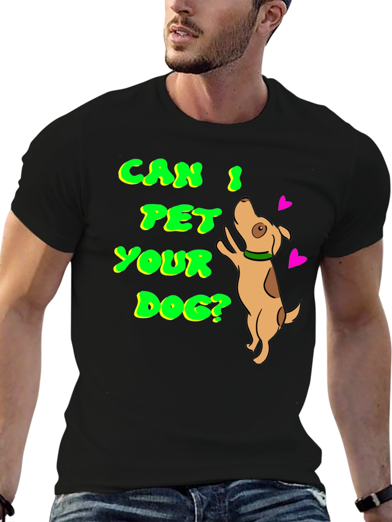 Can I Pet Your Dog T-Shirt Pet Lover Tee