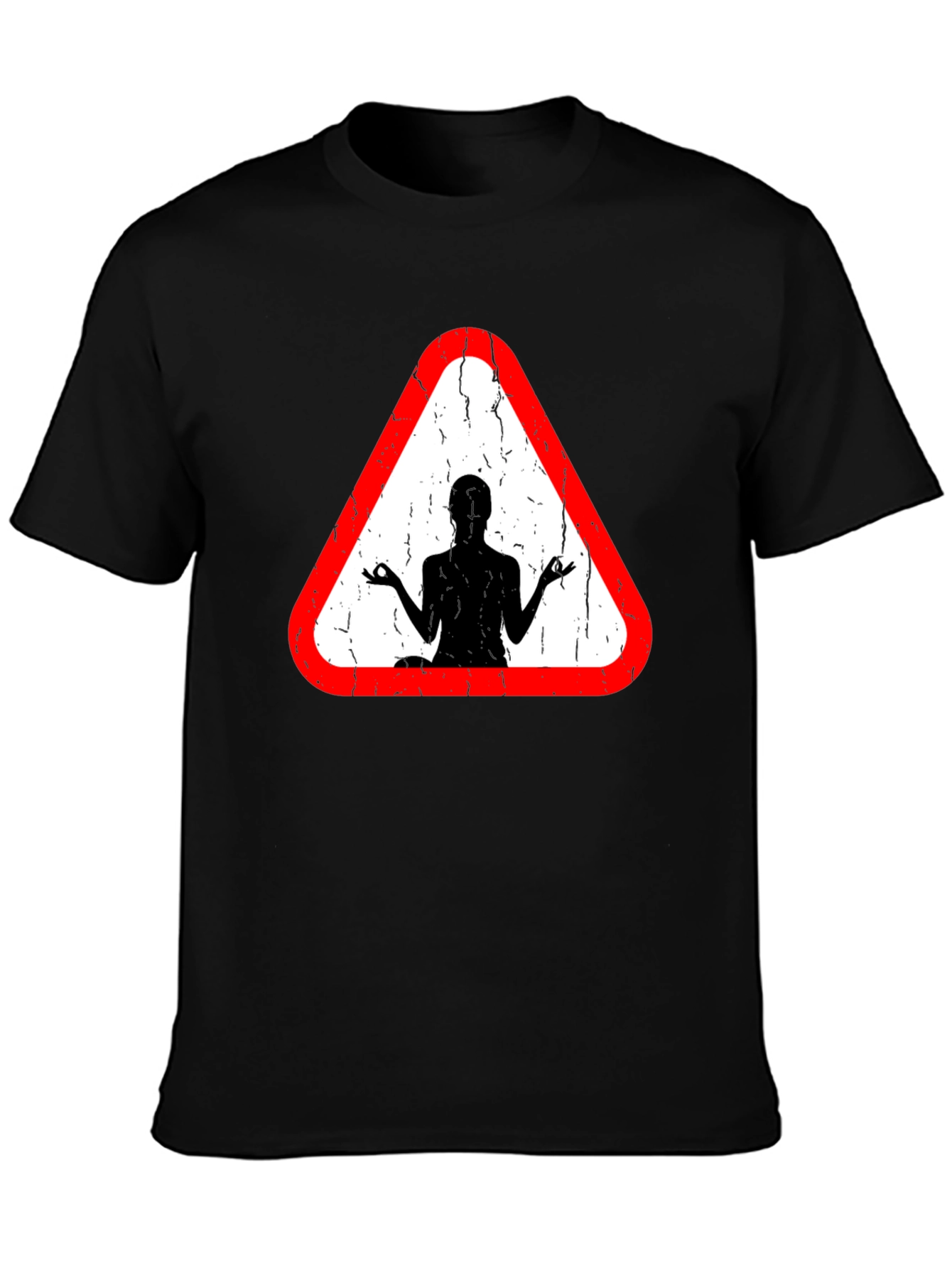 Yoga Sign T-Shirt - Mens Black Tee