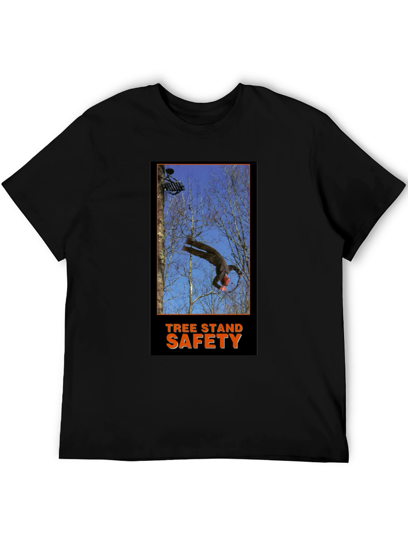 Tree Stand Safety T-Shirt - Funny Hunting Gift Tee