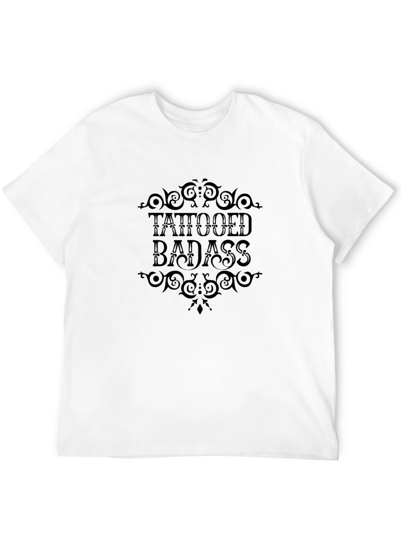 Tattooed Badass Black T-Shirt