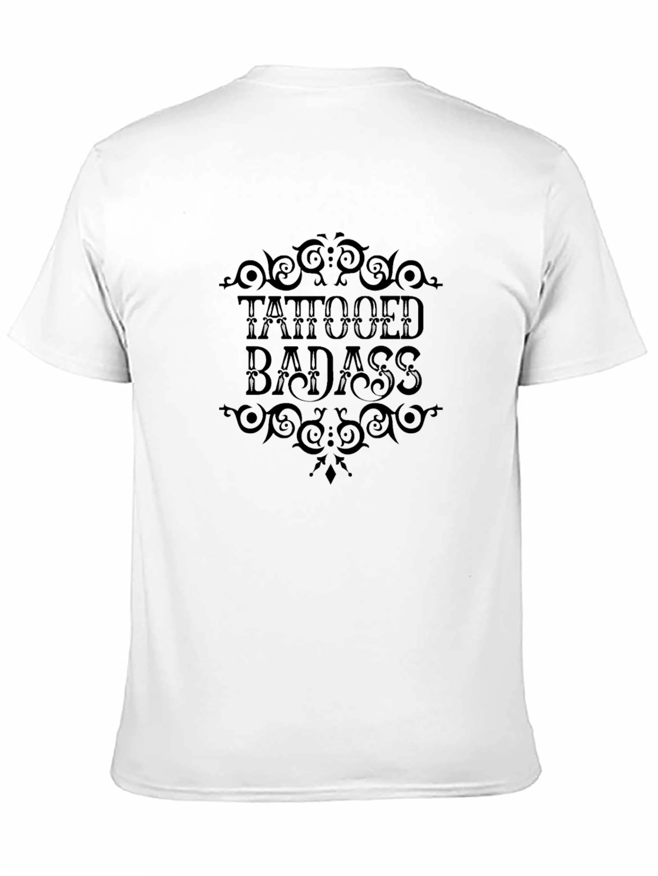 Tattooed Badass Black T-Shirt
