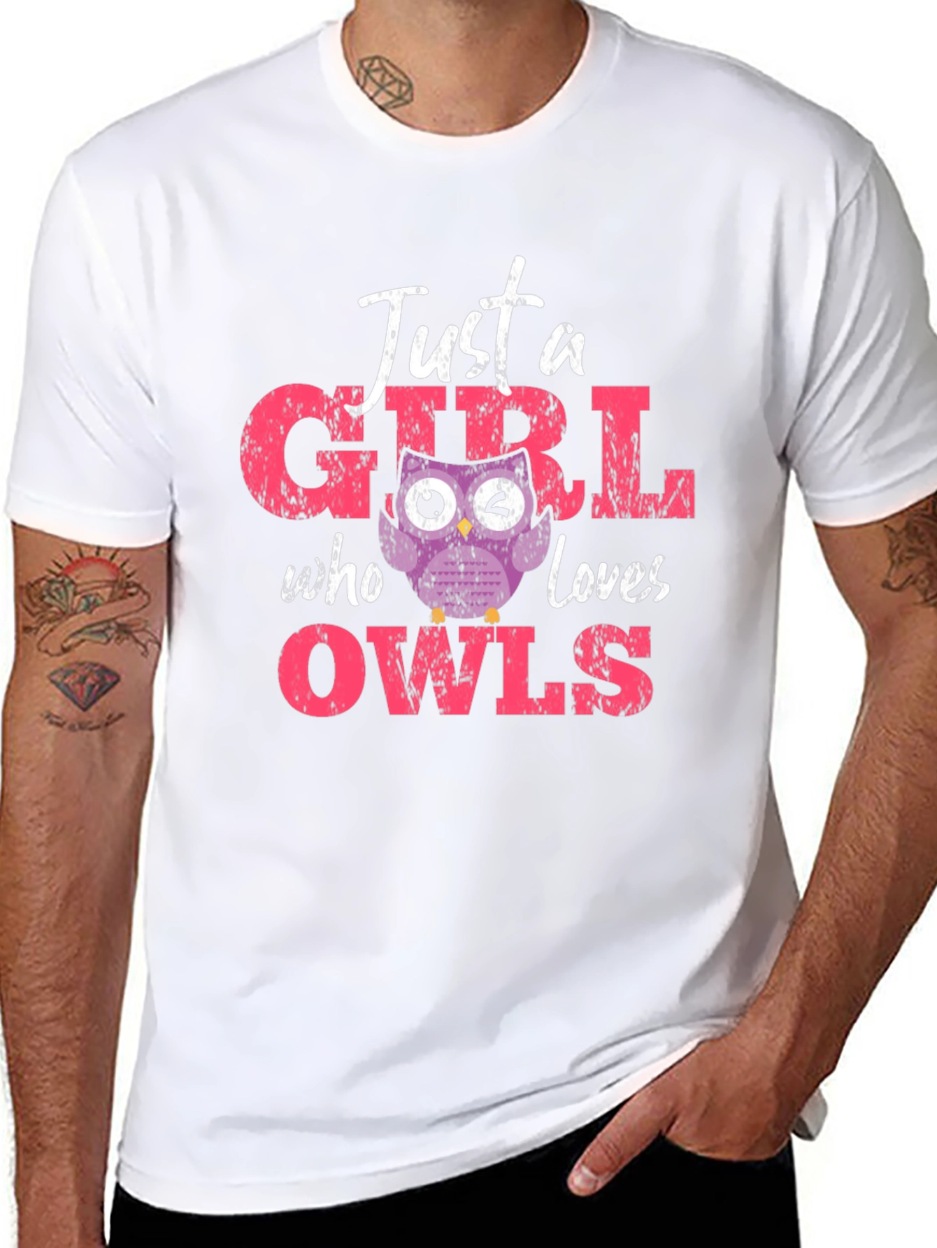 Just a Girl Who Loves Owls T-Shirt