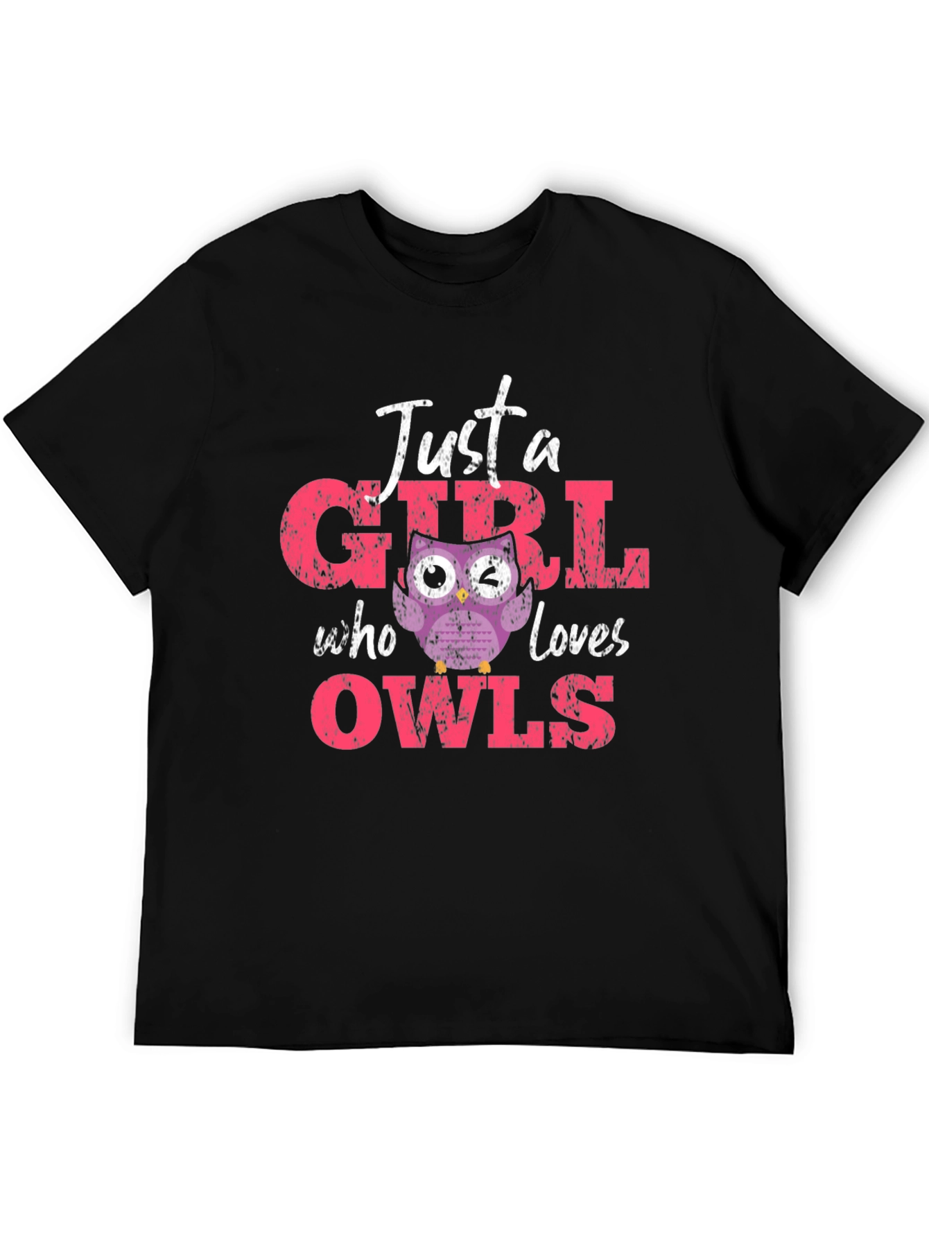 Just a Girl Who Loves Owls T-Shirt