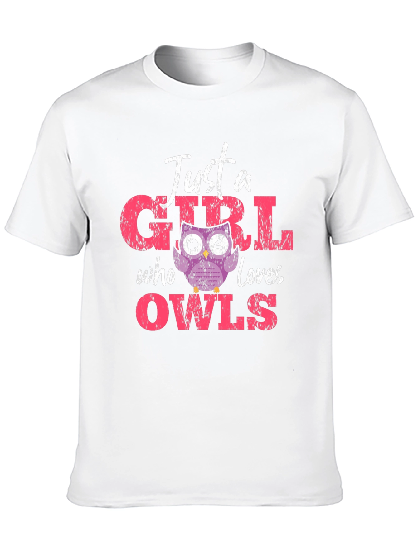 Just a Girl Who Loves Owls T-Shirt