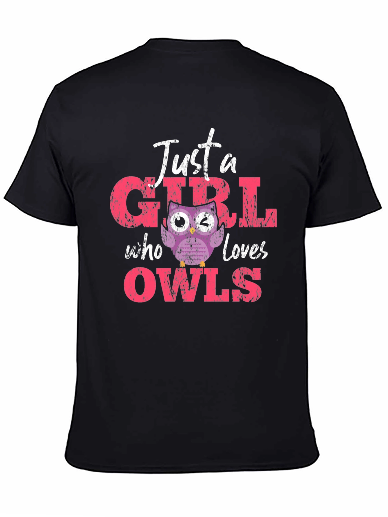 Just a Girl Who Loves Owls T-Shirt