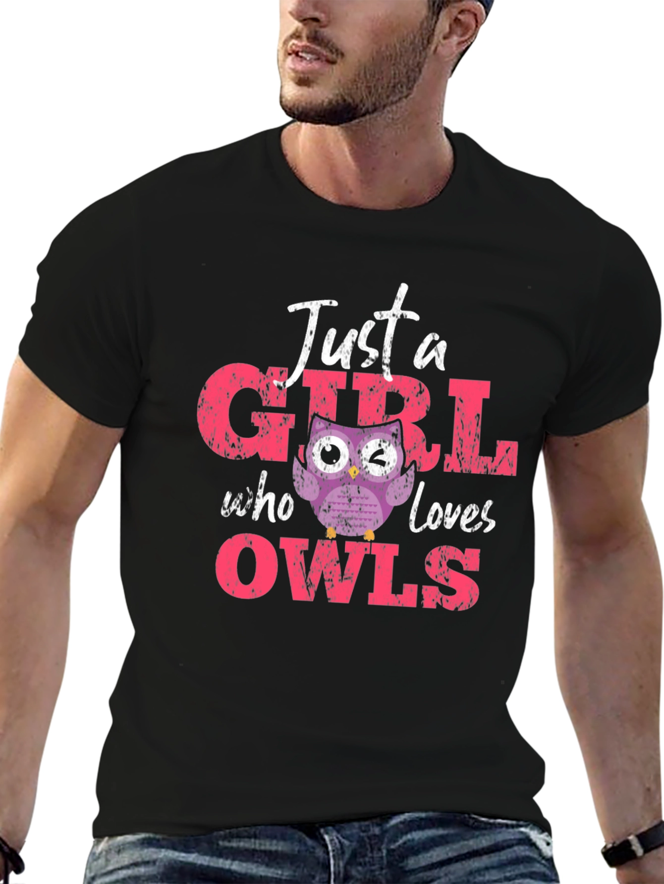 Just a Girl Who Loves Owls T-Shirt