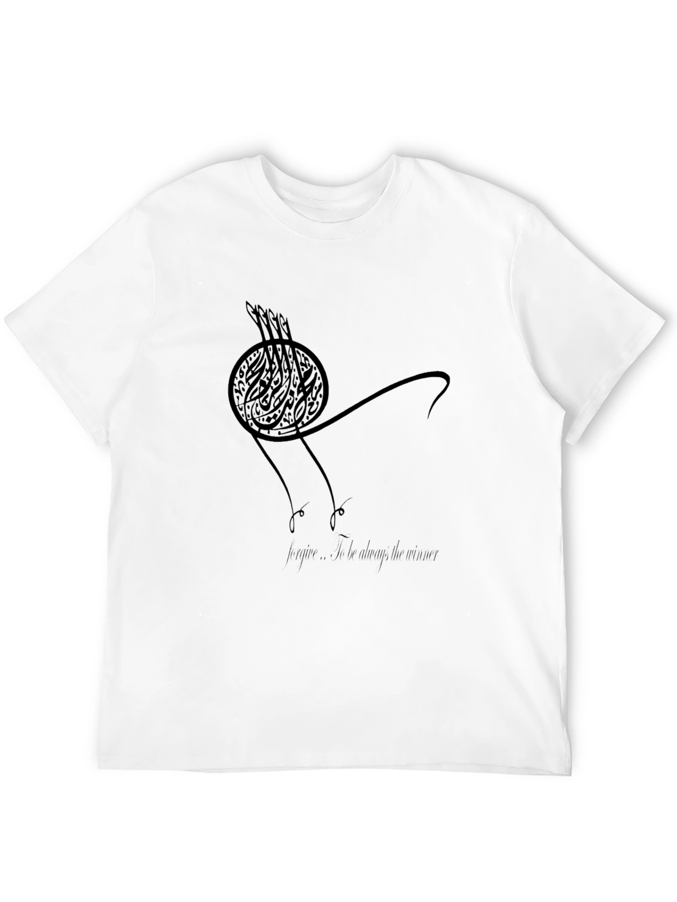 Abstract Graphic Tee - Mens Black T-Shirt