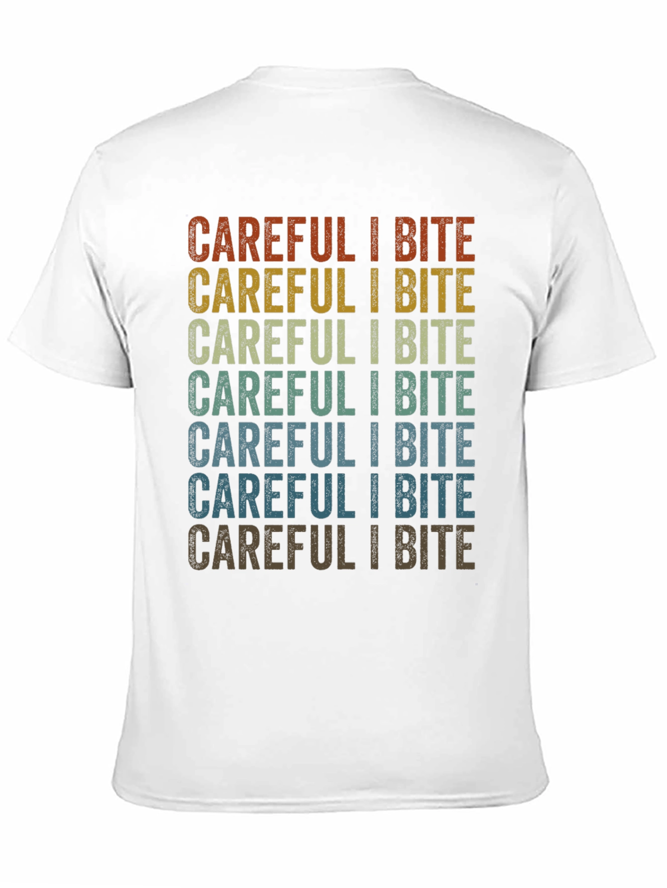 Careful I Bite Graphic T-Shirt - Retro Style