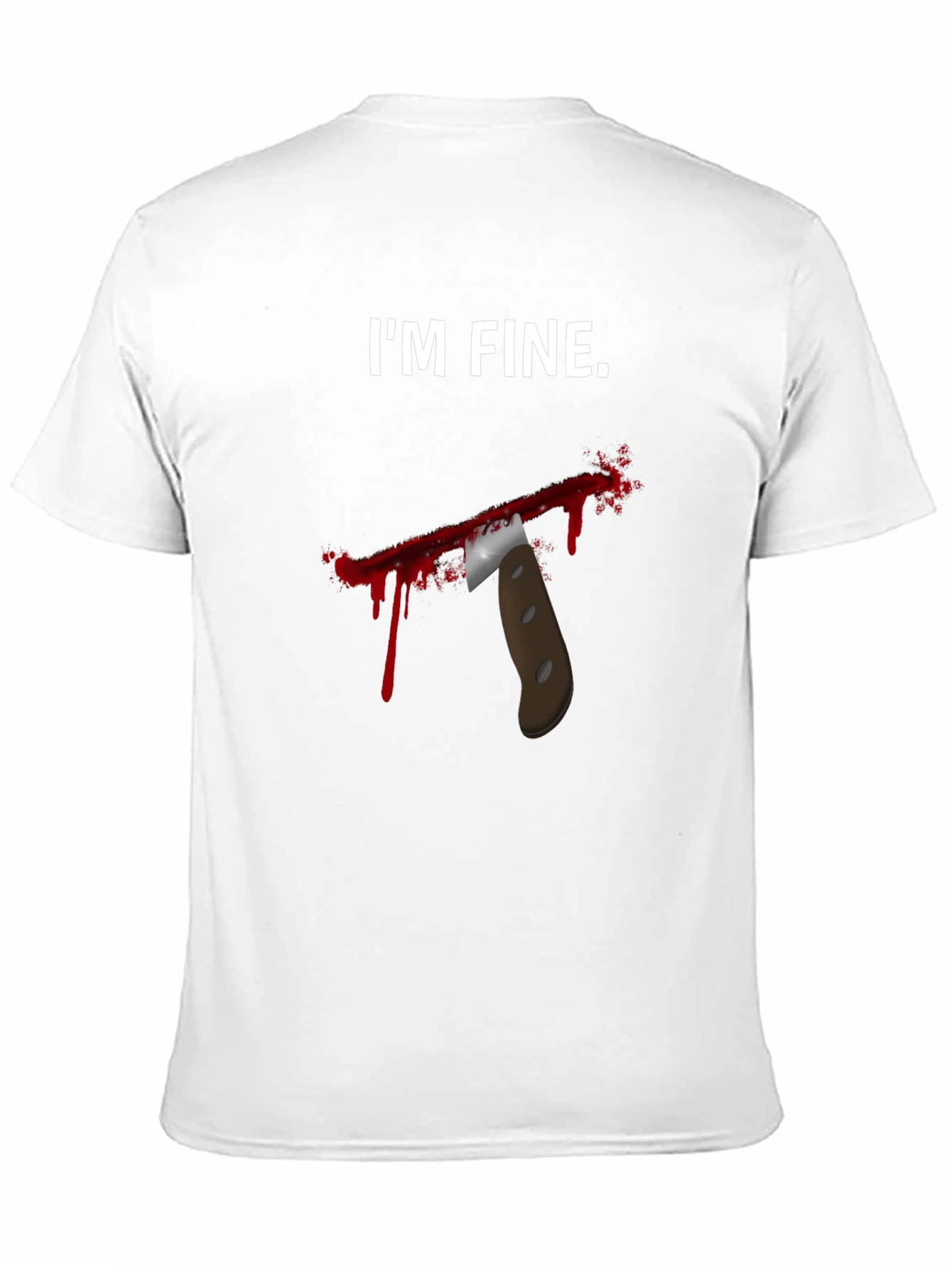 Im Fine Funny Graphic T-Shirt - Black