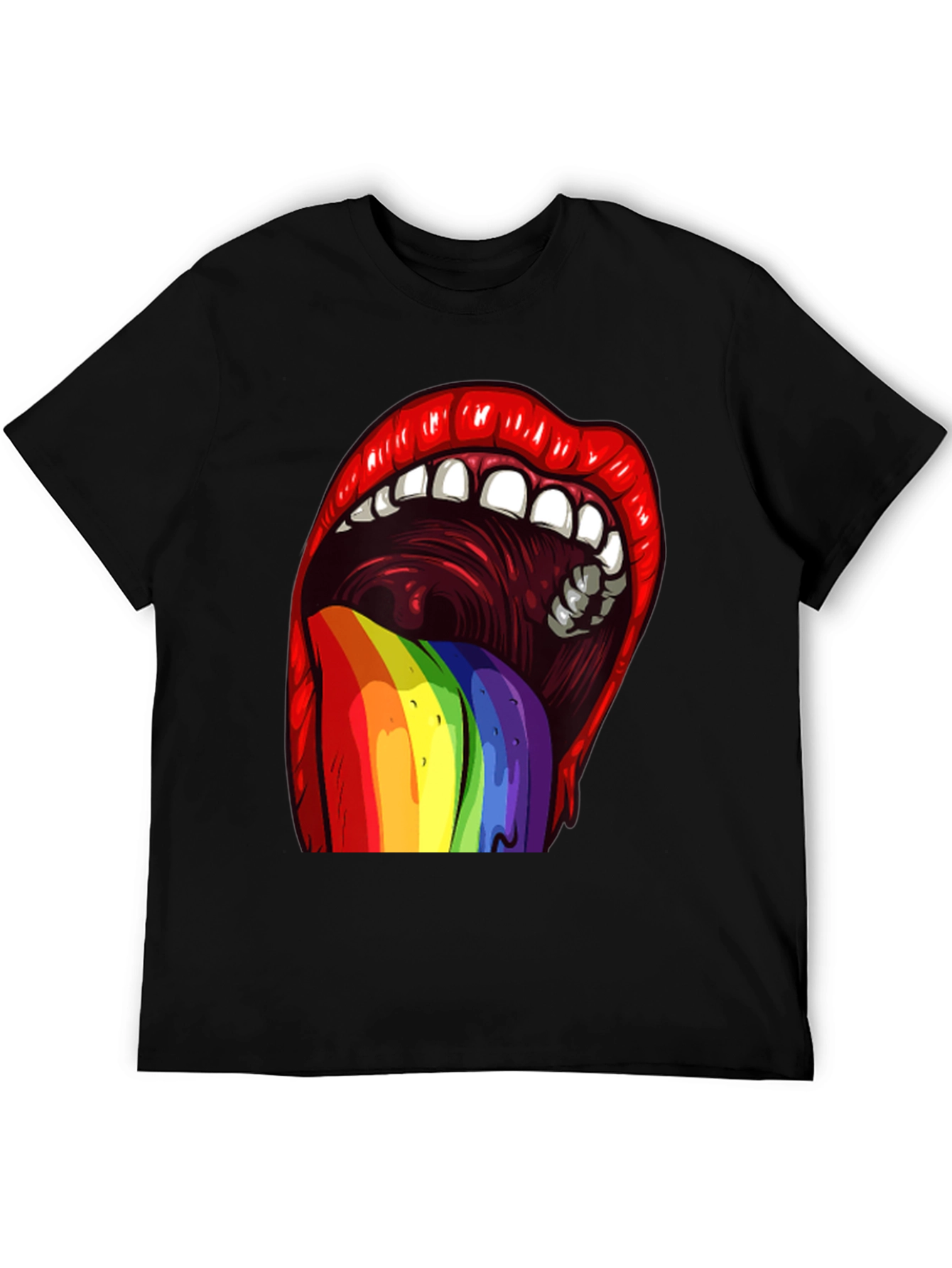 Rainbow Tongue Graphic Tee