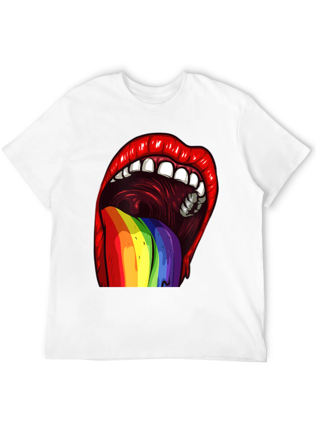Rainbow Tongue Graphic Tee