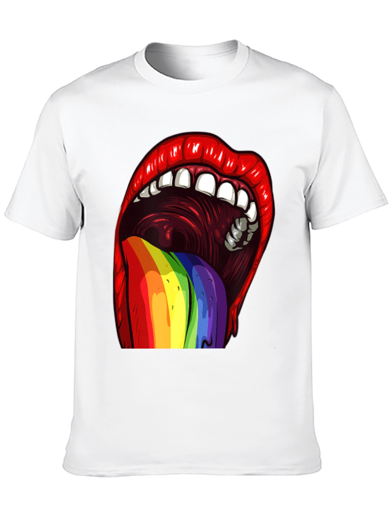 Rainbow Tongue Graphic Tee