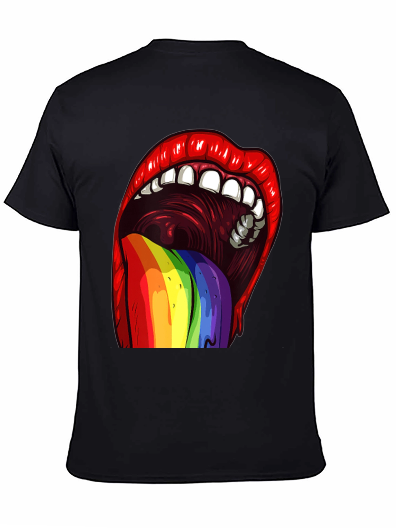Rainbow Tongue Graphic Tee