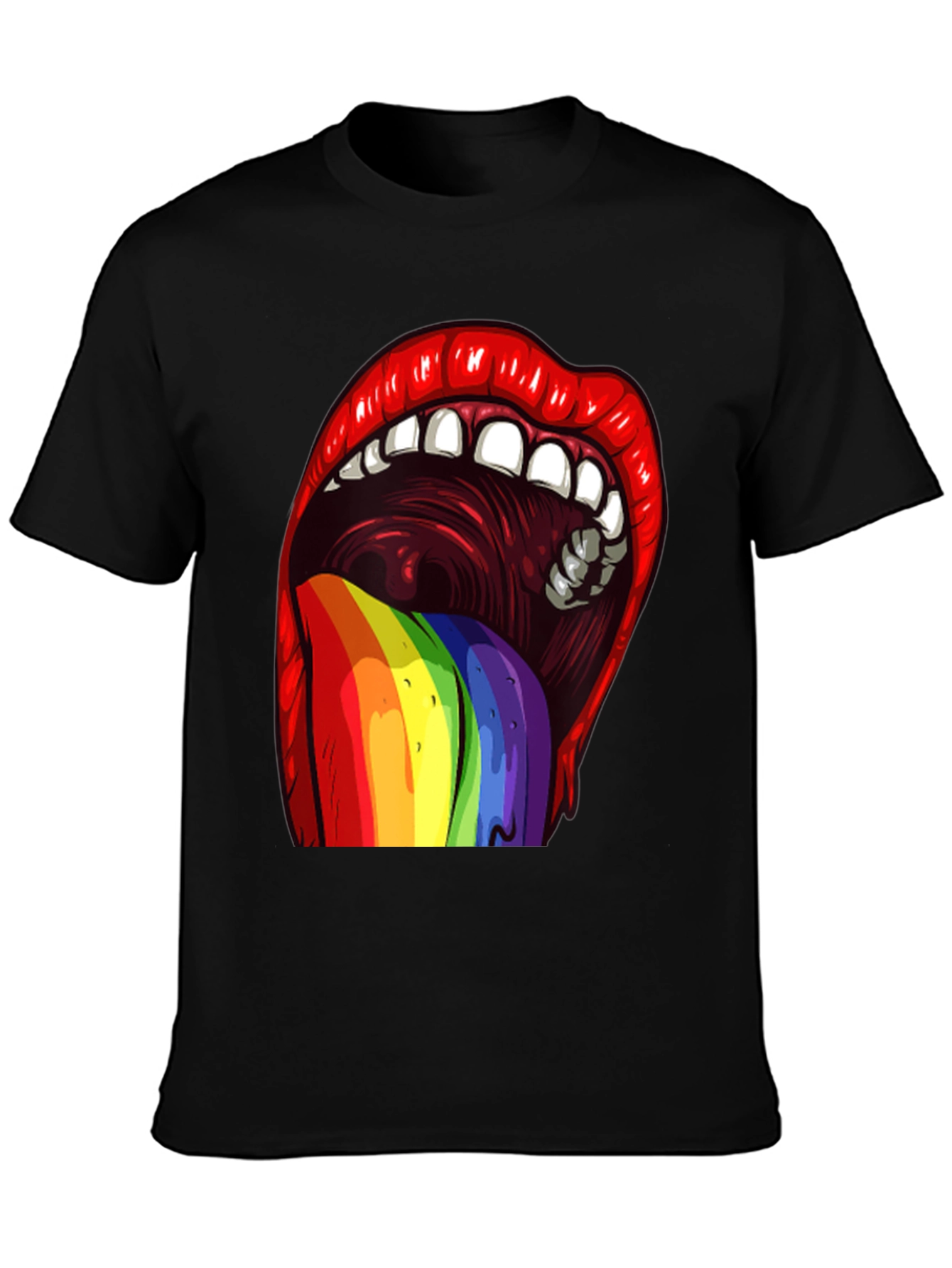 Rainbow Tongue Graphic Tee