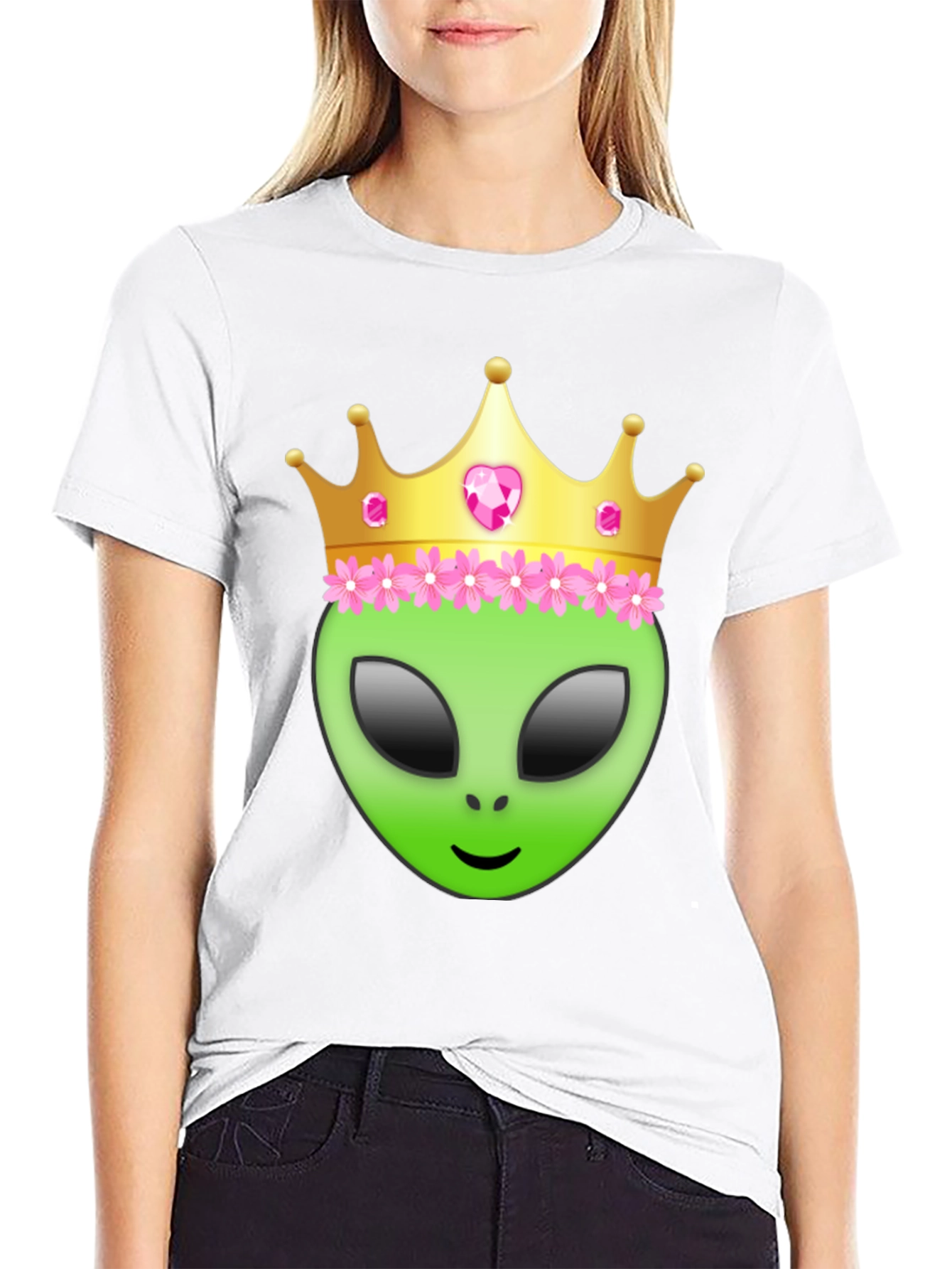 Alien Queen Graphic Tee - Fun Stylish T-Shirt