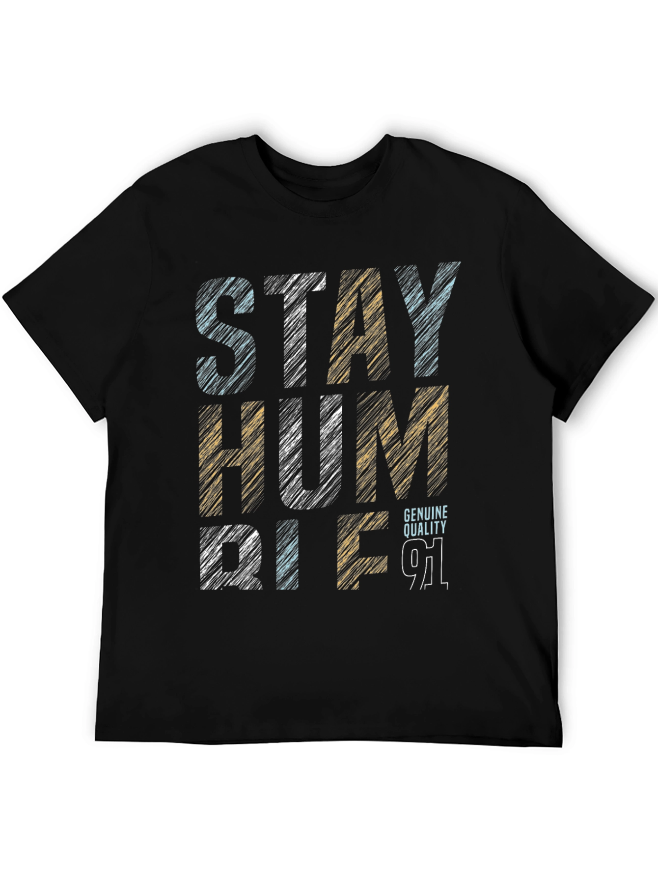 Stay Humble T-Shirt - Mens Black Graphic Tee