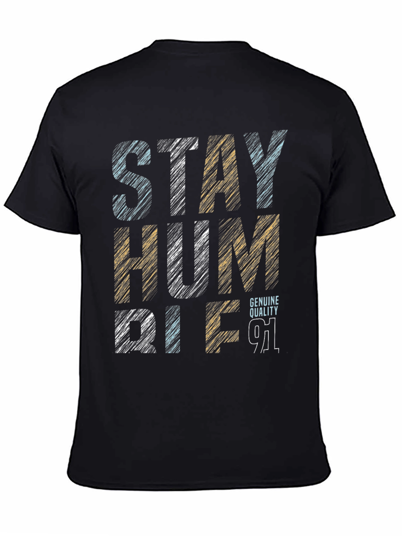 Stay Humble T-Shirt - Mens Black Graphic Tee